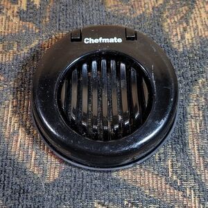 CHEFMATE Black Plastic Egg Slicer 3.5" Diameter